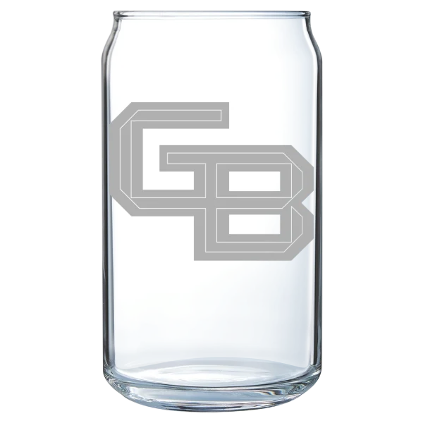 University of Wisconsin-Green Bay Polar Camel 16 oz. Can Glass