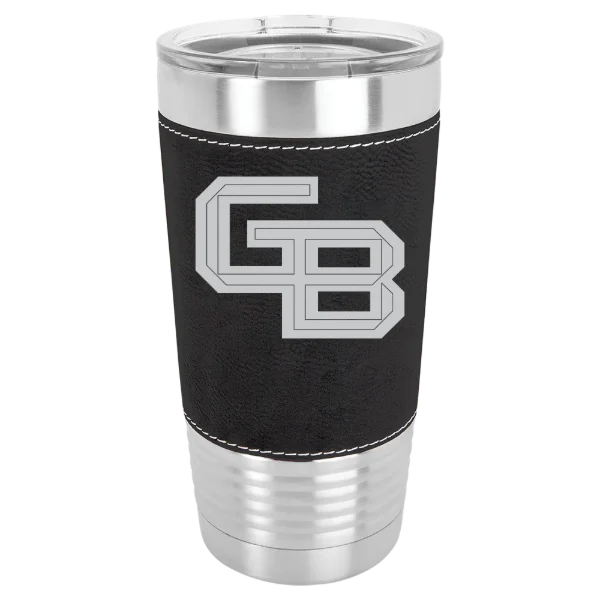 University of Wisconsin-Green Bay Polar Camel 20 oz. Leatherette Grip Tumbler with Standard Lid