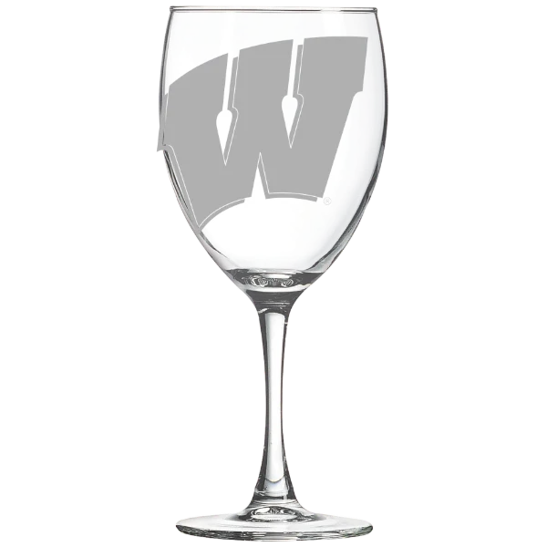 University of Wisconsin-Madison Polar Camel 10 1/2 oz. Wine Glass