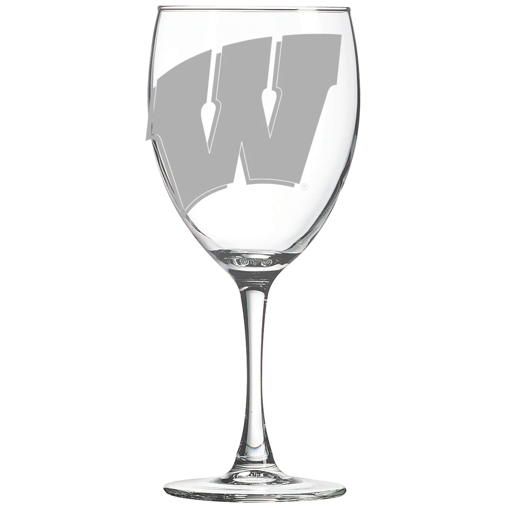University of Wisconsin-Madison Polar Camel 10 1/2 oz. Wine Glass
