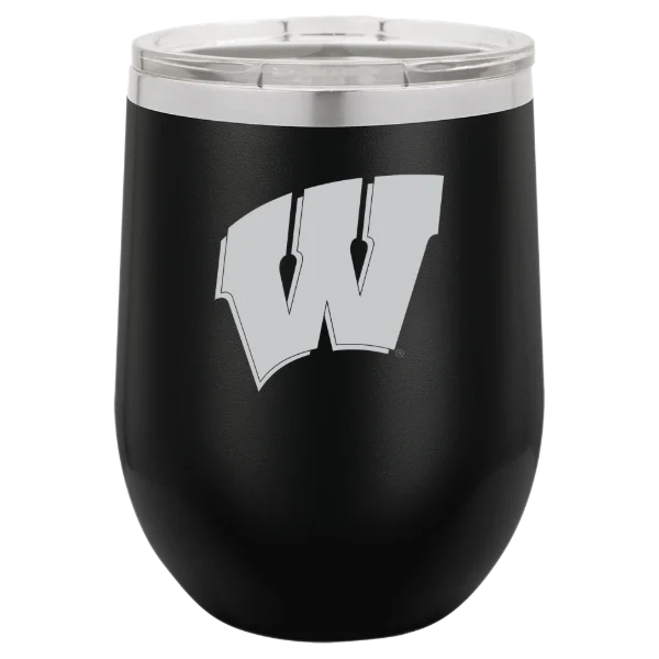 University of Wisconsin-Madison Polar Camel 12 oz. Stemless Wine Tumbler
