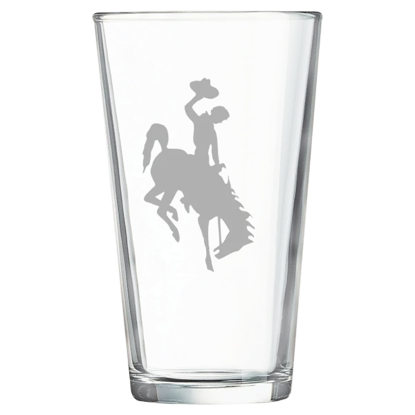 University of Wyoming Polar Camel 16 oz. Pint Mixing Glass