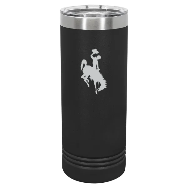 University of Wyoming Polar Camel 22 oz. Skinny Tumbler with Slider Lid