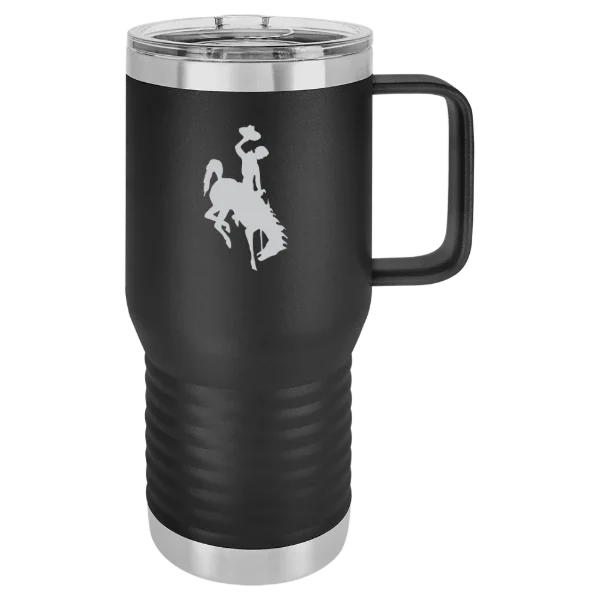University of Wyoming Polar Camel 20 oz. Travel Mug with Slider Lid