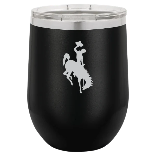 University of Wyoming Polar Camel 12 oz. Stemless Wine Tumbler