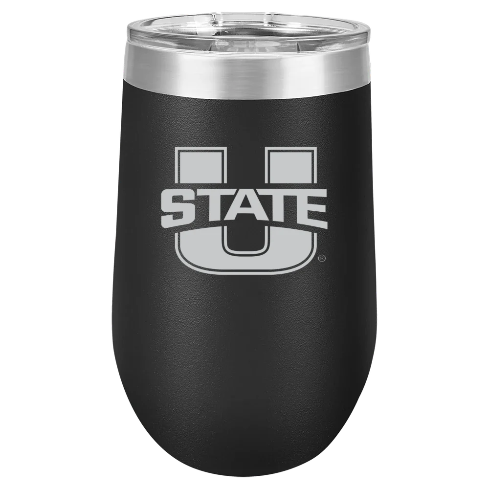 Utah State University Polar Camel 16 oz. Stemless Wine Tumbler