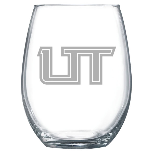 Utah Tech University Polar Camel 15 oz. Stemless Wine Glass