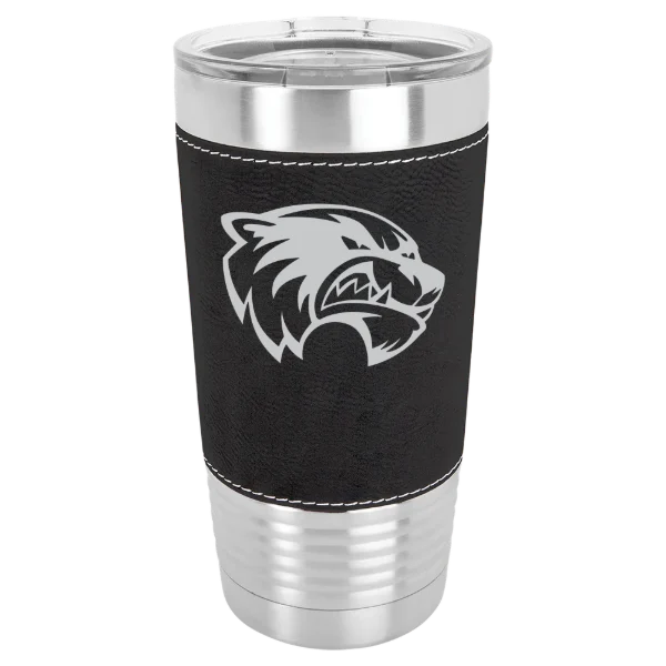 Utah Valley University Polar Camel 20 oz. Leatherette Grip Tumbler with Standard Lid