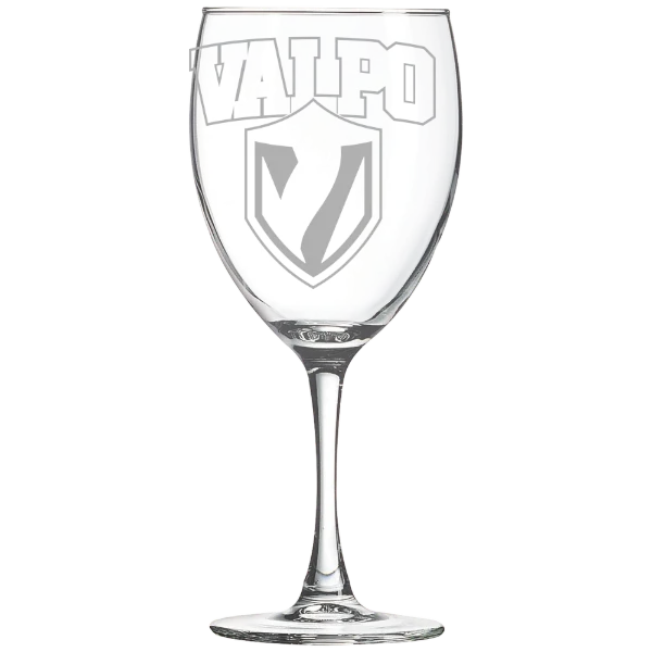 Valparaiso University Polar Camel 10 1/2 oz. Wine Glass