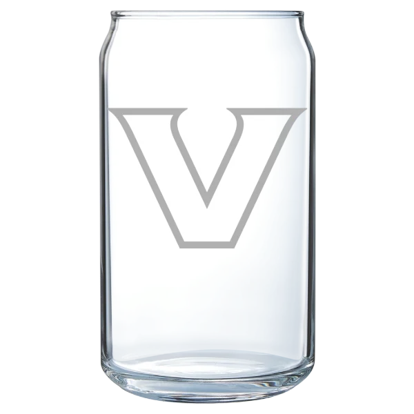 Vanderbilt University Polar Camel 16 oz. Can Glass