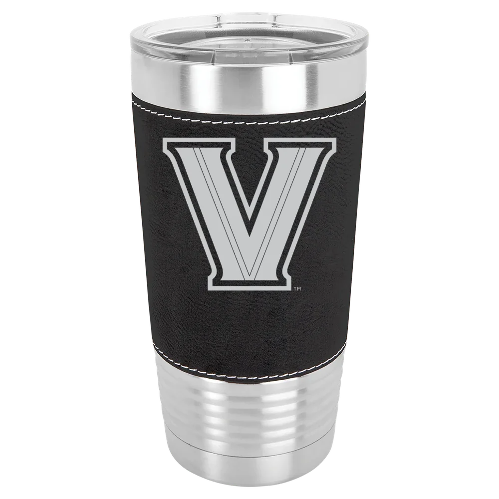Villanova University Polar Camel 20 oz. Leatherette Grip Tumbler with Standard Lid