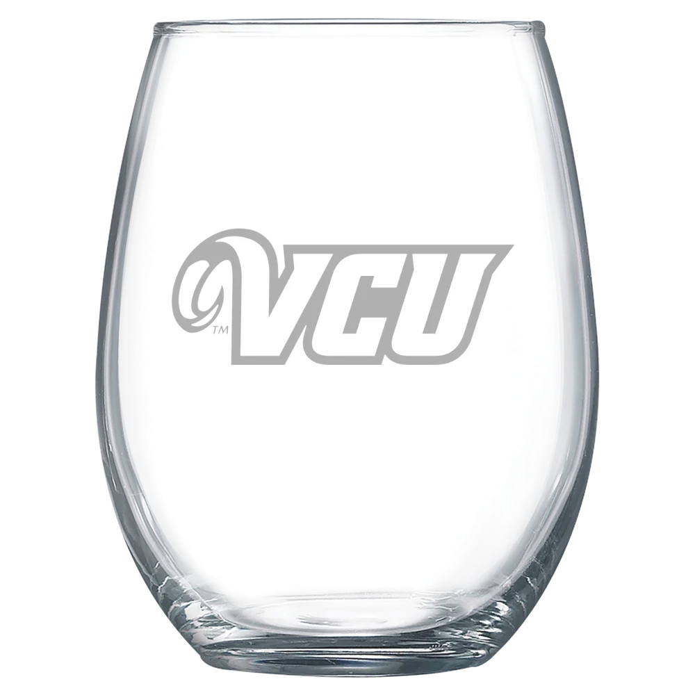 Virginia Commonwealth University Polar Camel 15 oz. Stemless Wine Glass
