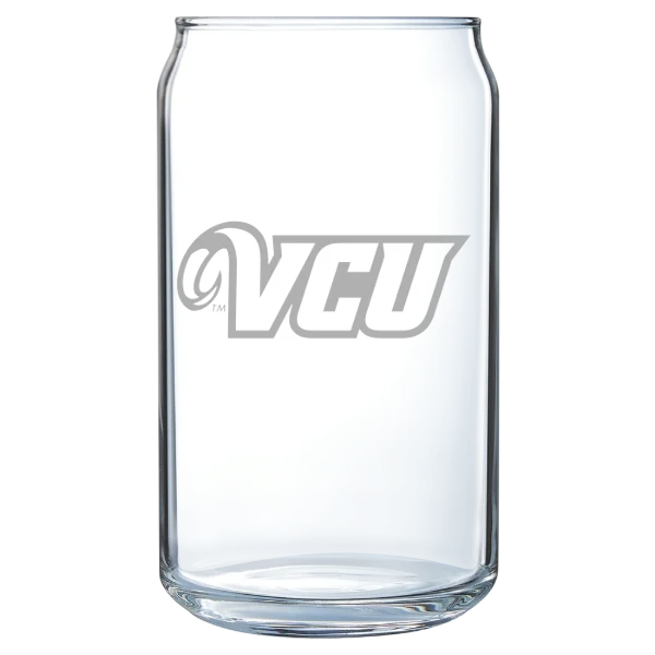 Virginia Commonwealth University Polar Camel 16 oz. Can Glass