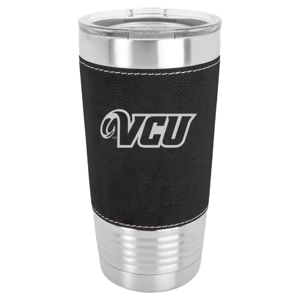 Virginia Commonwealth University Polar Camel 20 oz. Leatherette Grip Tumbler with Standard Lid