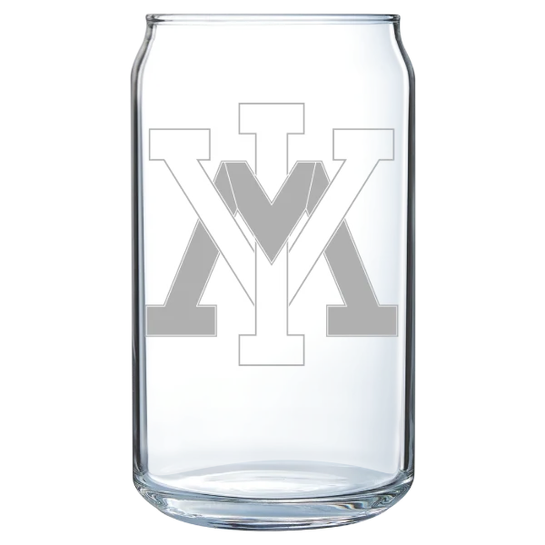 Virginia Military Institute Polar Camel 16 oz. Can Glass