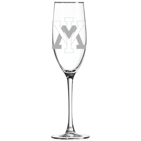 Virginia Military Institute Polar Camel 8 oz. Champagne Flute