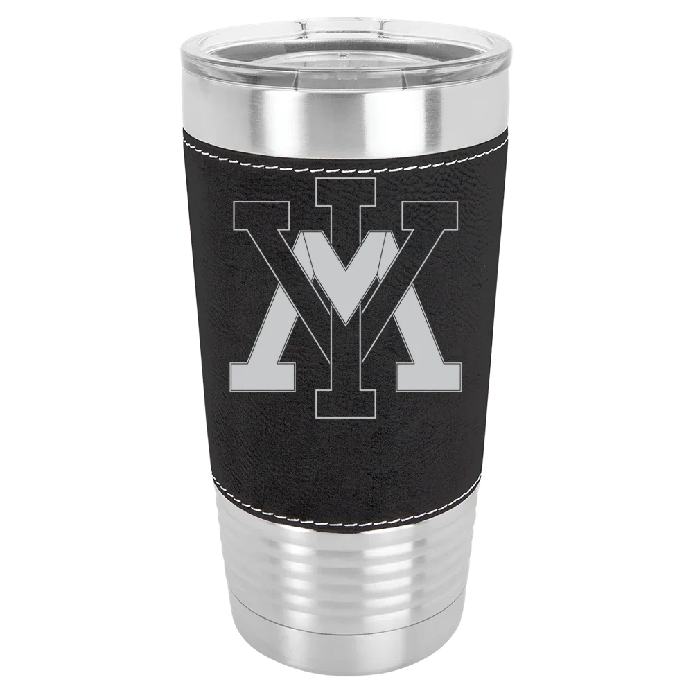 Virginia Military Institute Polar Camel 20 oz. Leatherette Grip Tumbler with Standard Lid