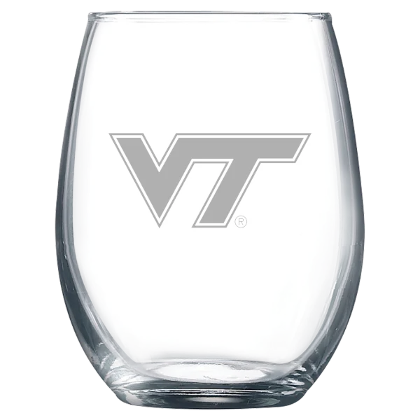 Virginia Polytechnic Institute and State University Polar Camel 9 oz. Stemless Wine Glass