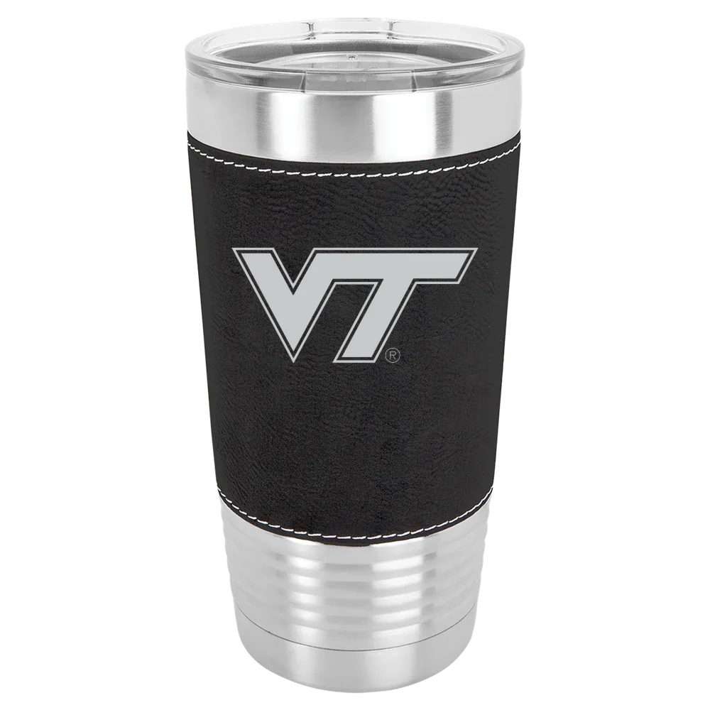 Virginia Polytechnic Institute and State University Polar Camel 20 oz. Leatherette Grip Tumbler with Standard Lid