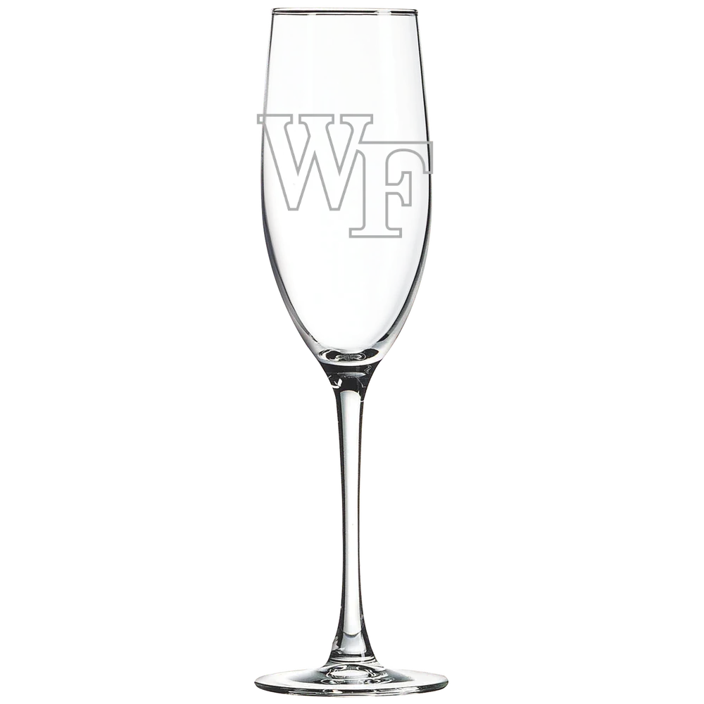 Wake Forest University Polar Camel 8 oz. Champagne Flute