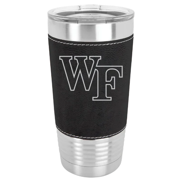 Wake Forest University Polar Camel 20 oz. Leatherette Grip Tumbler with Standard Lid