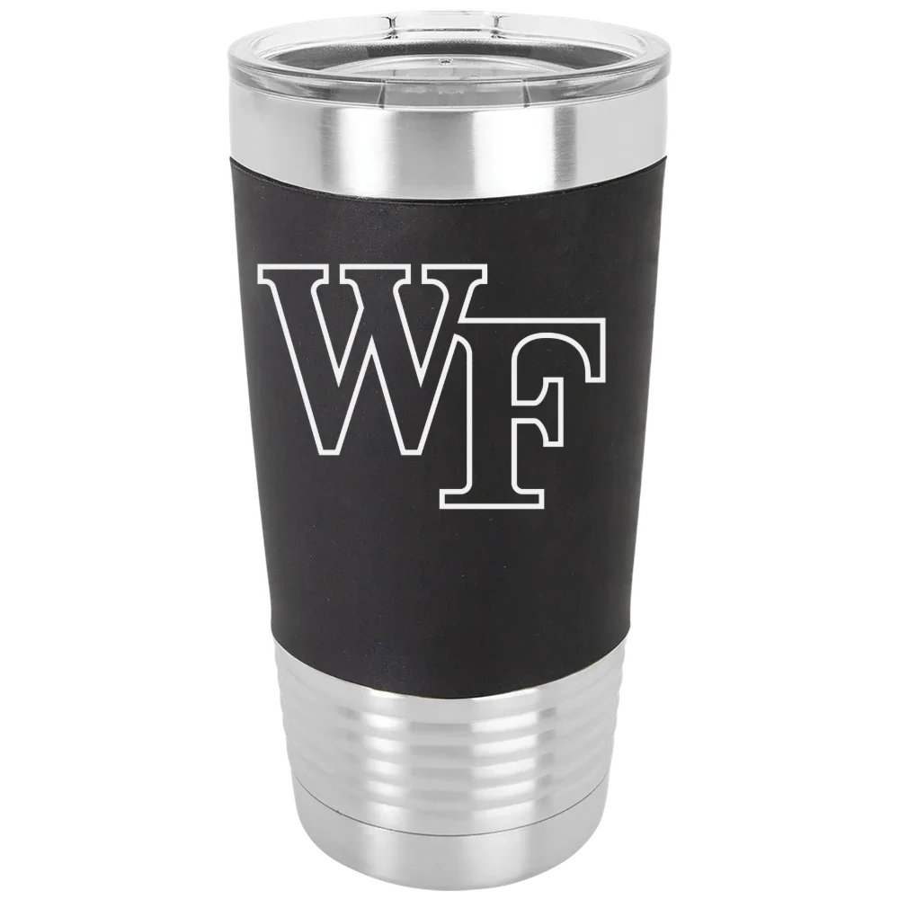 Wake Forest University Polar Camel 20 oz. Silicone Grip Tumbler with Standard Lid