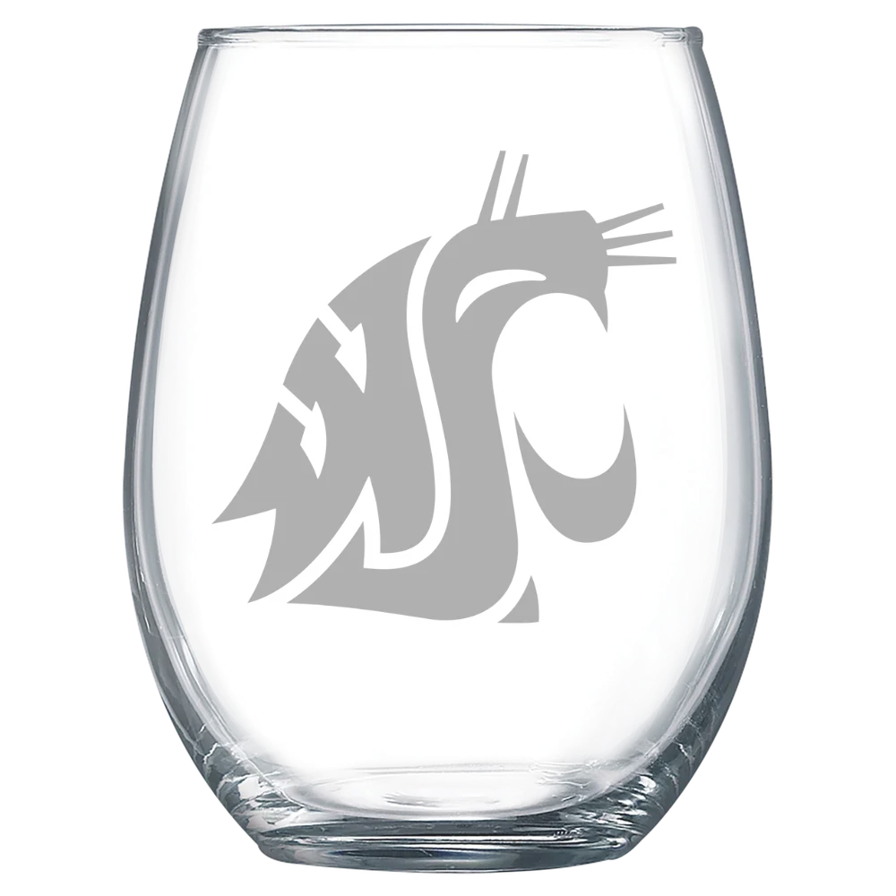 Washington State University Polar Camel 15 oz. Stemless Wine Glass