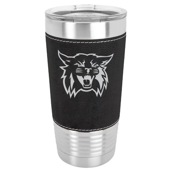 Weber State University Polar Camel 20 oz. Leatherette Grip Tumbler with Standard Lid