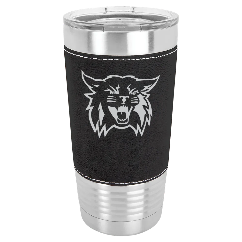 Weber State University Polar Camel 20 oz. Leatherette Grip Tumbler with Standard Lid