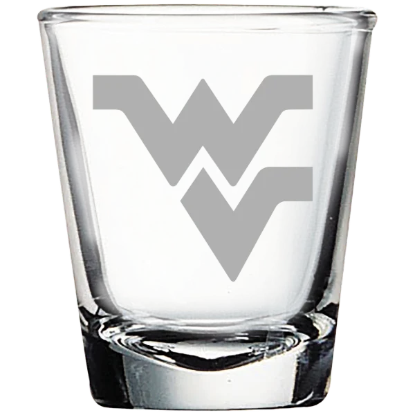 West Virginia University Polar Camel 1.7 oz. Shot Glass