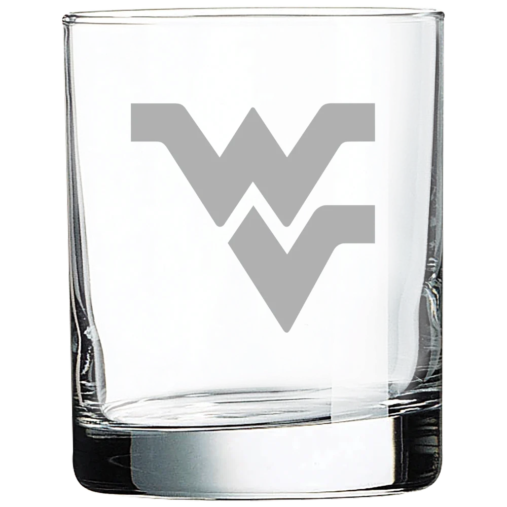 West Virginia University Polar Camel 10 1/2 oz. On The Rocks Glass