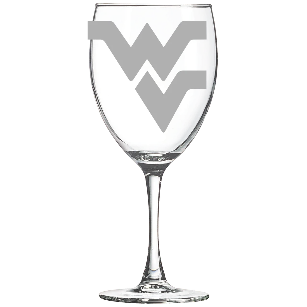 West Virginia University Polar Camel 10 1/2 oz. Wine Glass