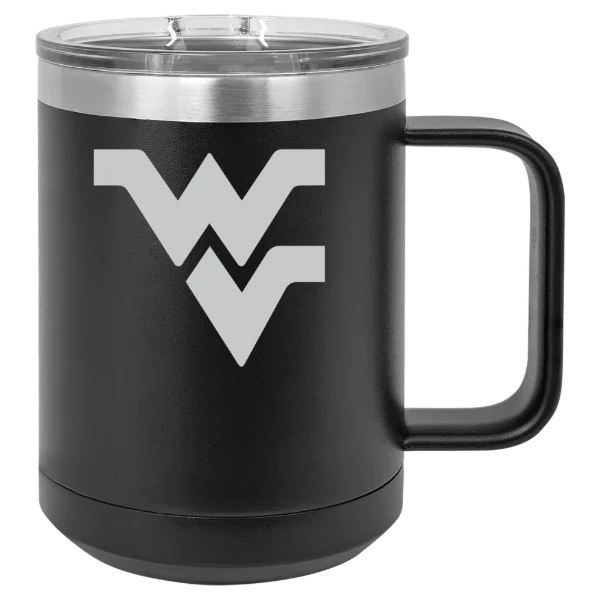 West Virginia University Polar Camel 15 oz. Mug with Slider Lid