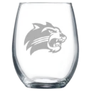 Western Carolina University Polar Camel 9 oz. Stemless Wine Glass
