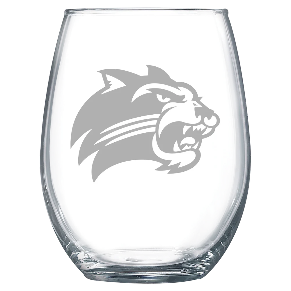 Western Carolina University Polar Camel 15 oz. Stemless Wine Glass