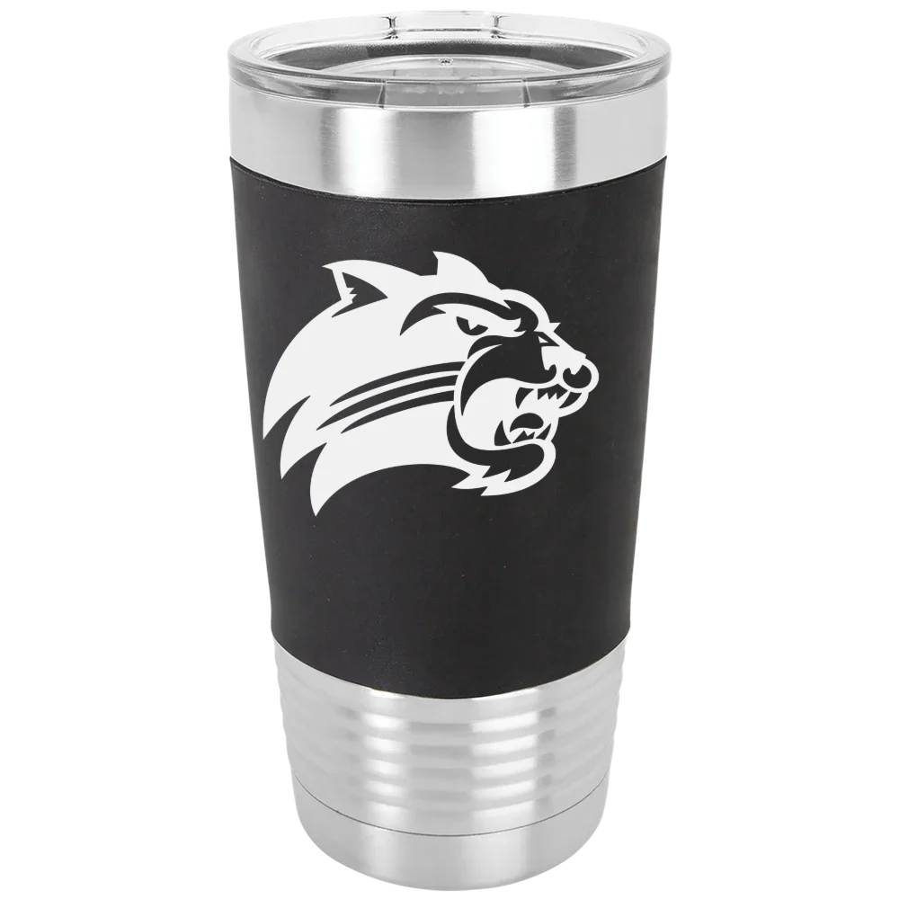 Western Carolina University Polar Camel 20 oz. Silicone Grip Tumbler with Standard Lid