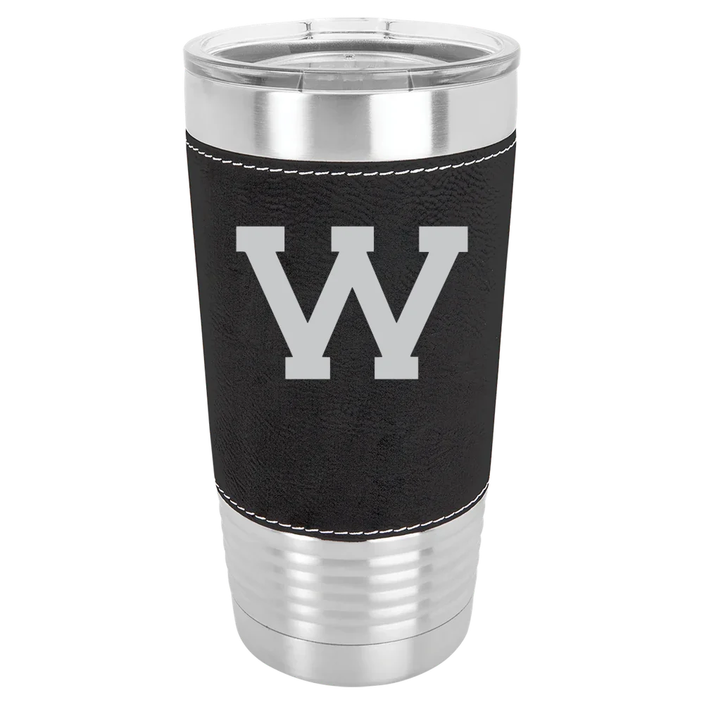 Western Illinois University Polar Camel 20 oz. Leatherette Grip Tumbler with Standard Lid