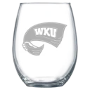 Western Kentucky University Polar Camel 15 oz. Stemless Wine Glass