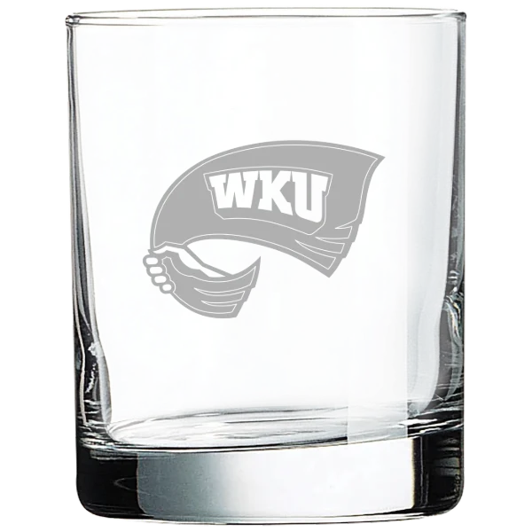 Western Kentucky University Polar Camel 10 1/2 oz. On The Rocks Glass