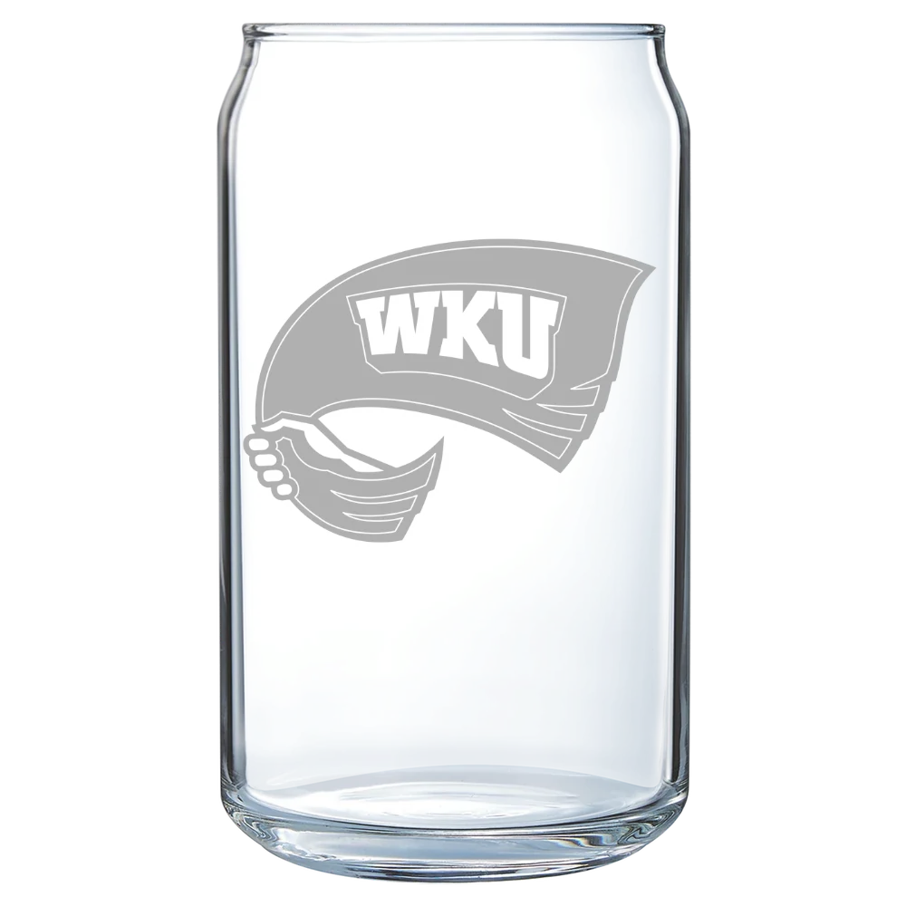 Western Kentucky University Polar Camel 16 oz. Can Glass