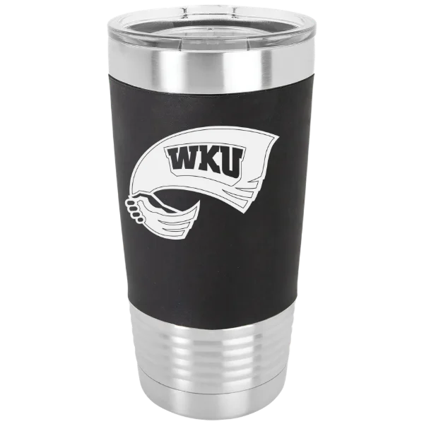 Western Kentucky University Polar Camel 20 oz. Silicone Grip Tumbler with Standard Lid