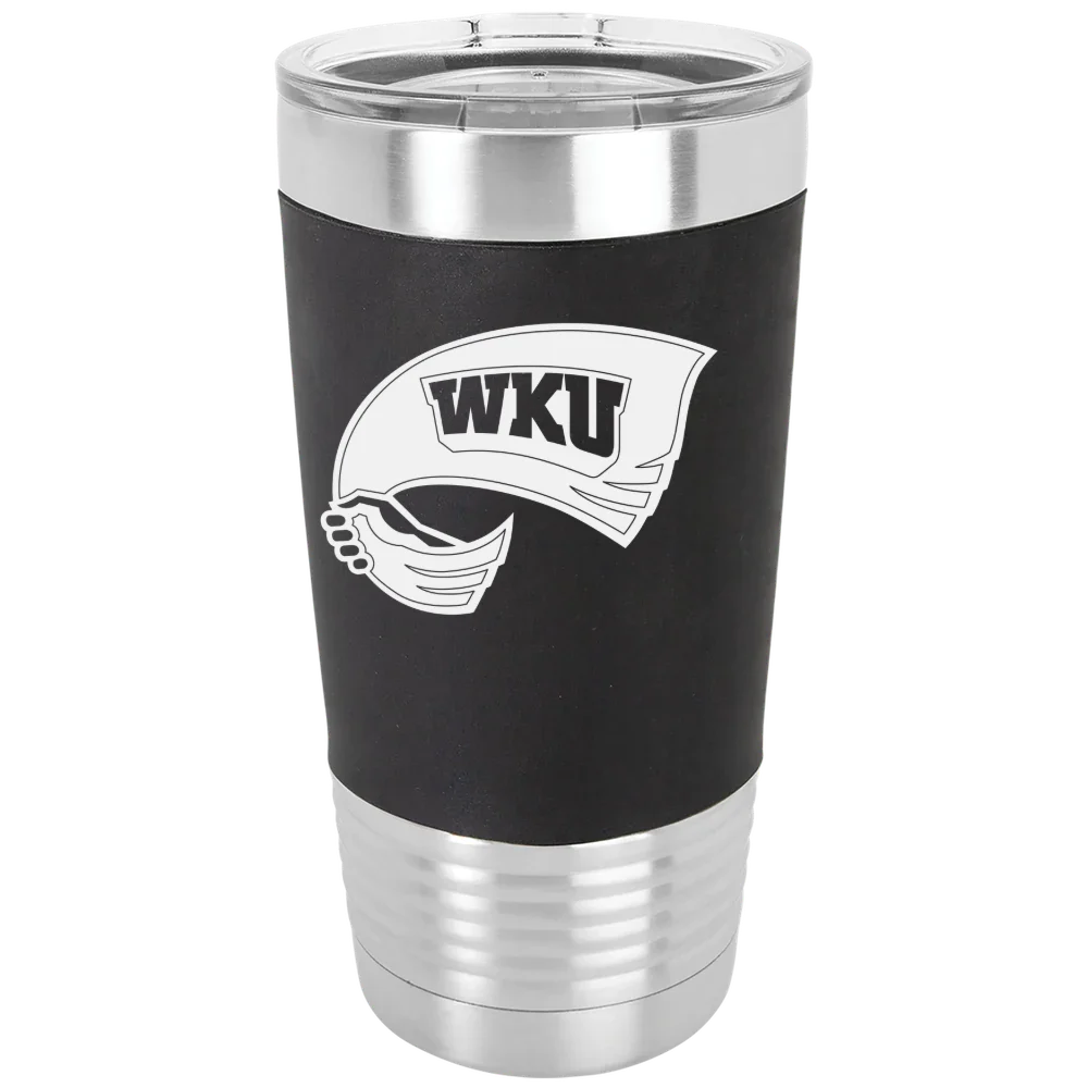 Western Kentucky University Polar Camel 20 oz. Silicone Grip Tumbler with Standard Lid