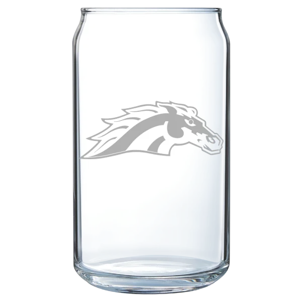 Western Michigan University Polar Camel 16 oz. Can Glass