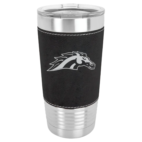 Western Michigan University Polar Camel 20 oz. Leatherette Grip Tumbler with Standard Lid