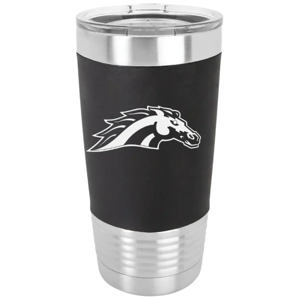 Western Michigan University Polar Camel 20 oz. Silicone Grip Tumbler with Standard Lid