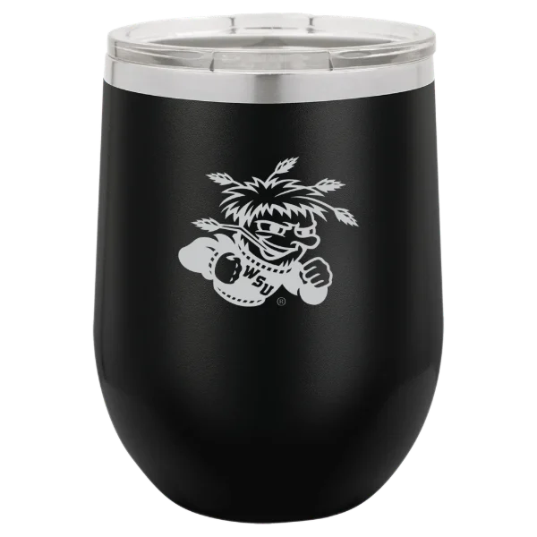 Wichita State University Polar Camel 12 oz. Stemless Wine Tumbler
