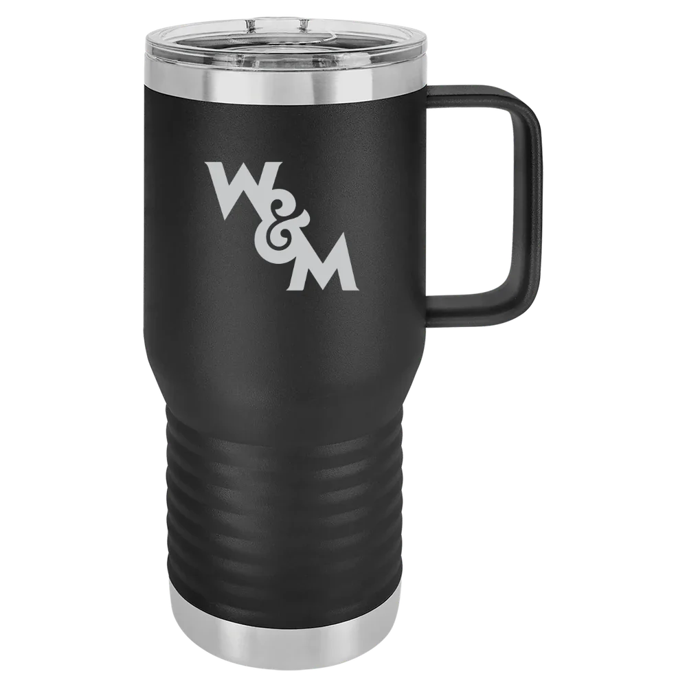 William & Mary Polar Camel 20 oz. Travel Mug with Slider Lid