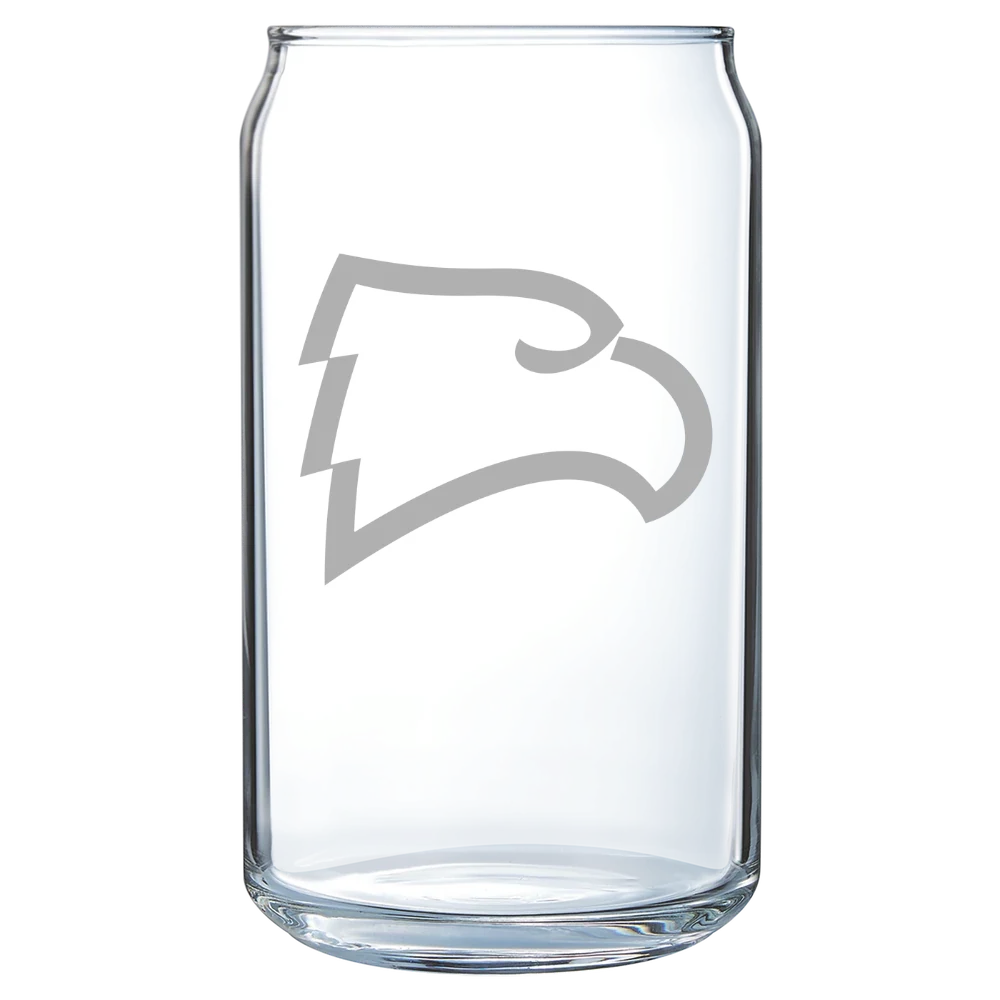 Winthrop University Polar Camel 16 oz. Can Glass