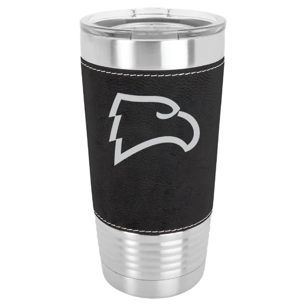 Winthrop University Polar Camel 20 oz. Leatherette Grip Tumbler with Standard Lid