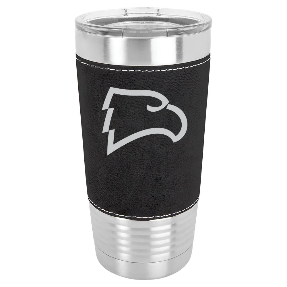 Winthrop University Polar Camel 20 oz. Leatherette Grip Tumbler with Standard Lid